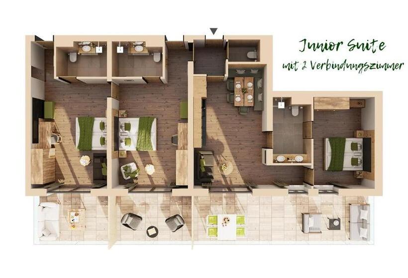 ジュニアスイート, Firstpeak Zauchensee