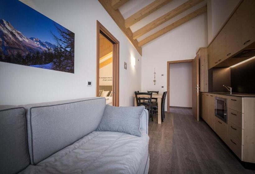 Апартаменты 1 Спальня, Aparthotel Dolomites Living&relax