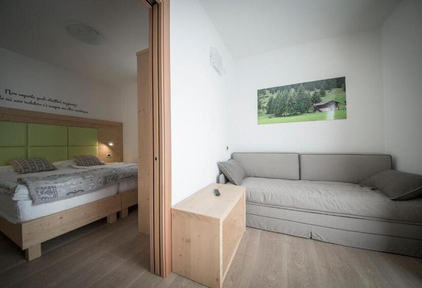 شقة غرفة واحدة, Aparthotel Dolomites Living&relax