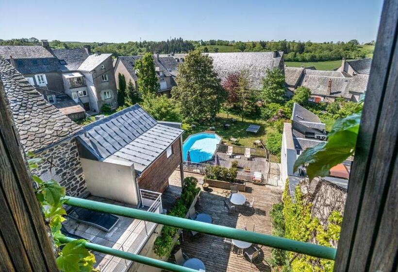 스탠다드 룸 가든 전망, Logis Hôtel Restaurant Gilles Moreau Laguiole