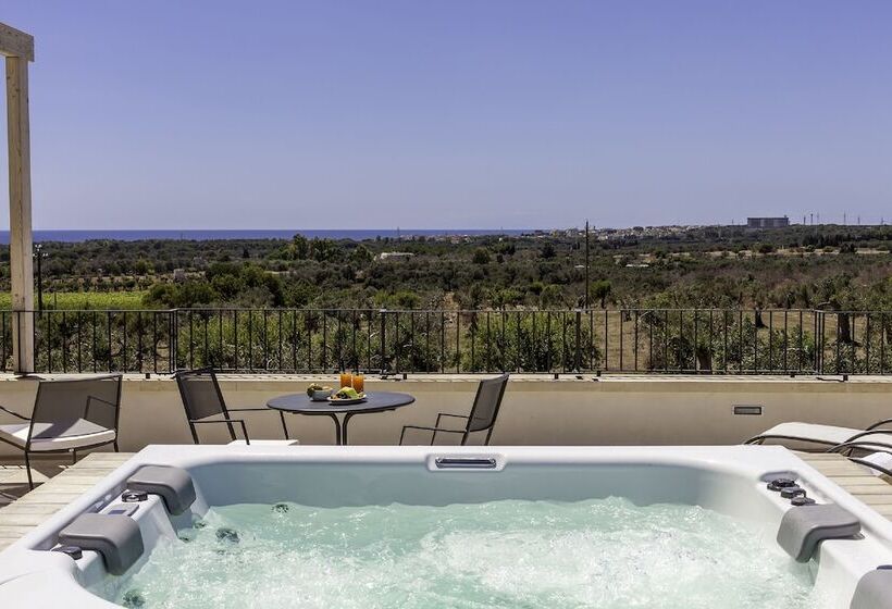 חדר דלוקס נוף לים, Tenuta Monticelli