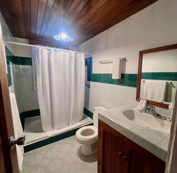 חדר לארבעה סטנדרטי עם נוף לגינה, Los Quetzales Ecolodge & Spa