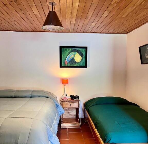 标准间带湖景, Los Quetzales Ecolodge & Spa