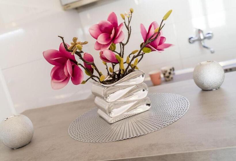 סטודיו סטנדרטי עם נוף לים ומרפסת, Apartments Sandito