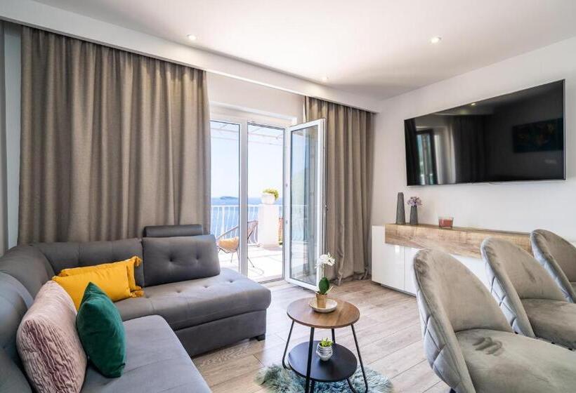 דירת סופריור, חדר שינה 1, נוף לים, Apartments Sandito