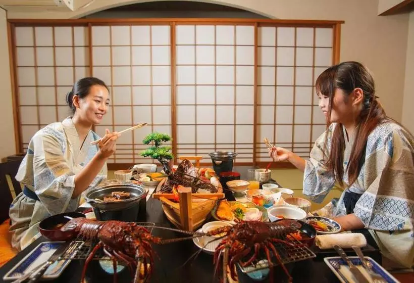 Standard room with outdoor bath, Ijika Daiichi Hotel Kagura