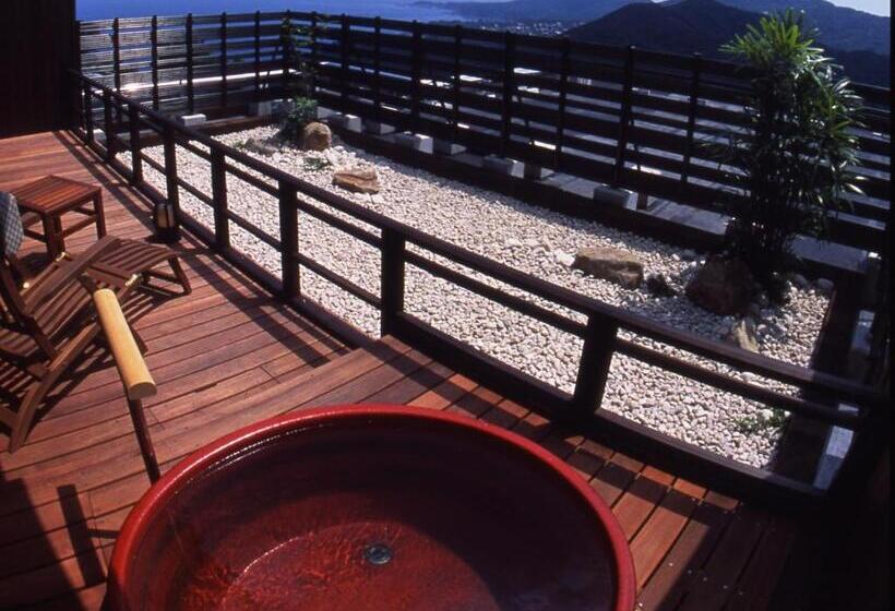 Standard room with outdoor bath, Ijika Daiichi Hotel Kagura