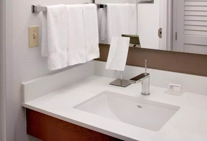 ２ダブルベッドのスタンダードルーム, Courtyard By Marriott Houston Rice University