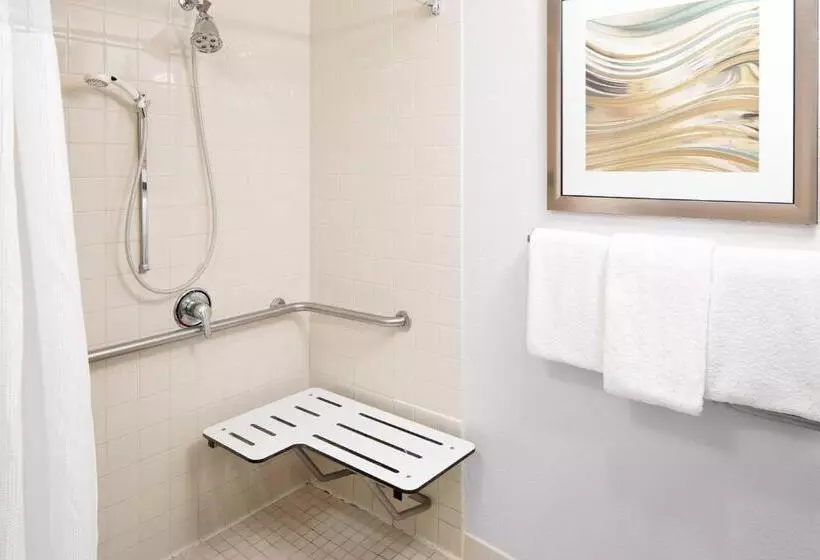２ダブルベッドのスタンダードルーム, Courtyard By Marriott Houston Rice University