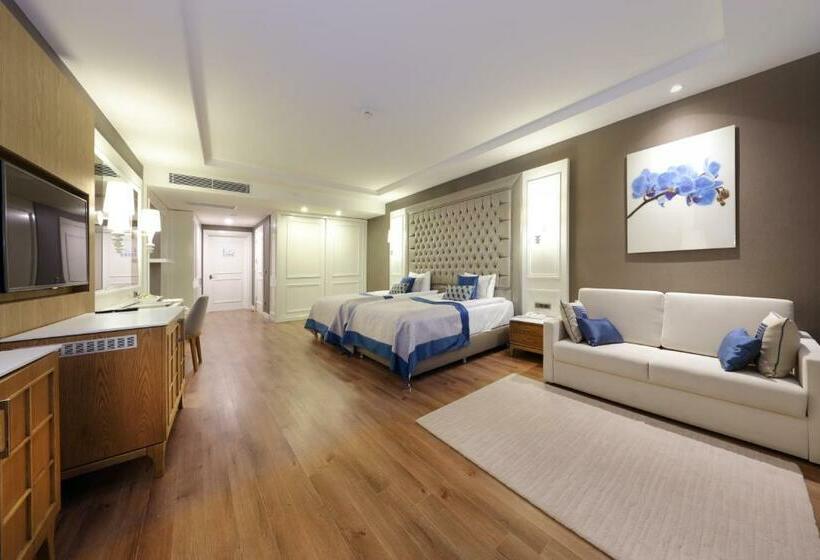带高尔夫球场景观的复式房间, Sueno Hotels Deluxe Belek