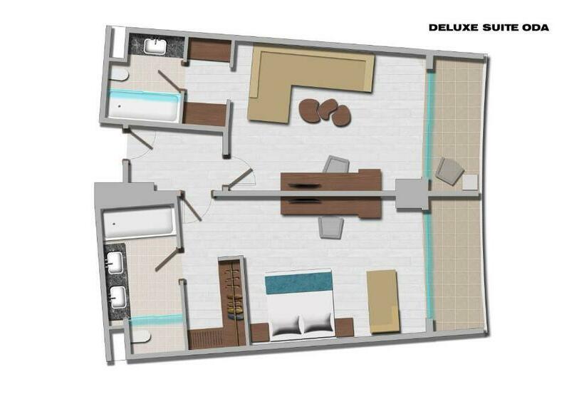 جناح ديلوكس مع إطلالات, Sueno Hotels Deluxe Belek