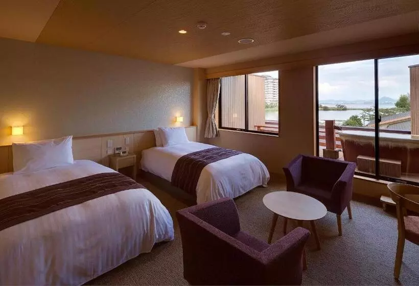 レイクビューデラックスルーム, Biwako Ryokusuitei