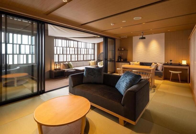 Четырехместный Номер Deluxe, Biwako Ryokusuitei