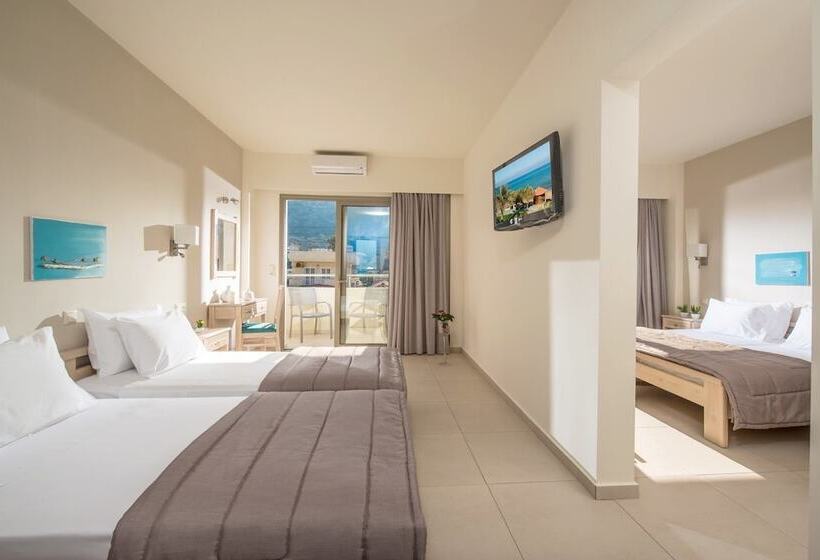 اتاق استاندارد با چشم‌انداز دریا, Malliotakis Beach Hotel By Checkin