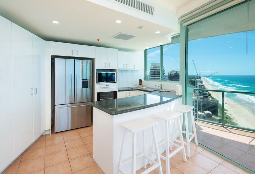 דירת פנטהאוז 1 חדרי שינה, The Waterford On Main Beach