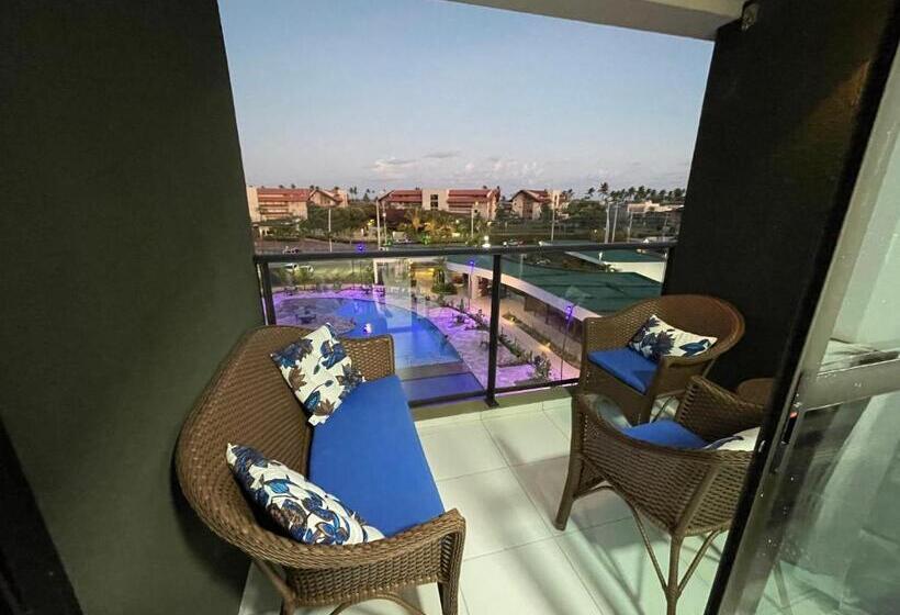 침실 2개 아파트, Mana Beach Experience  Muro Alto  Flat Luxo 2 Qtos