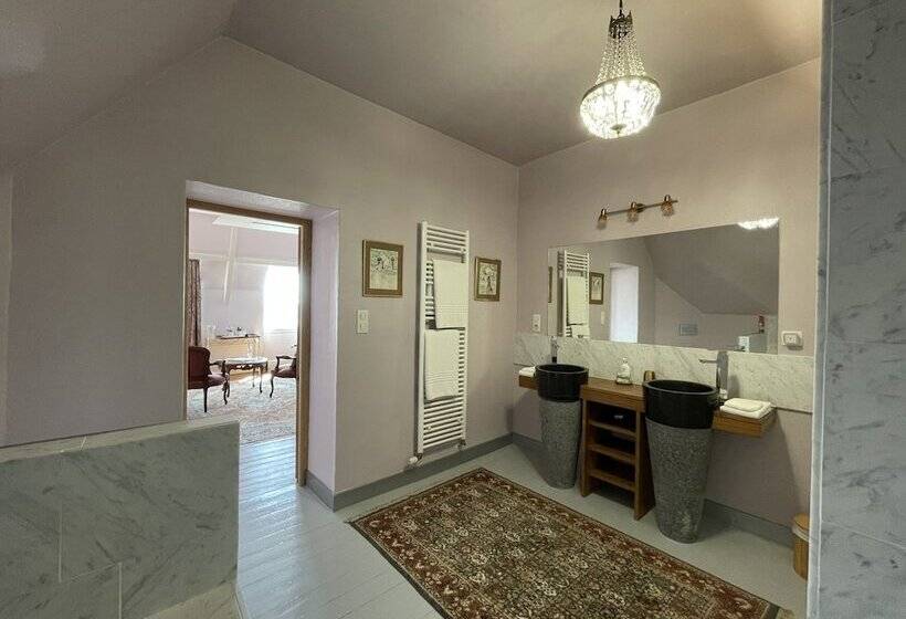 غرفة قياسية ثلاثية مطلة علي الحديقة, Château La Rametière