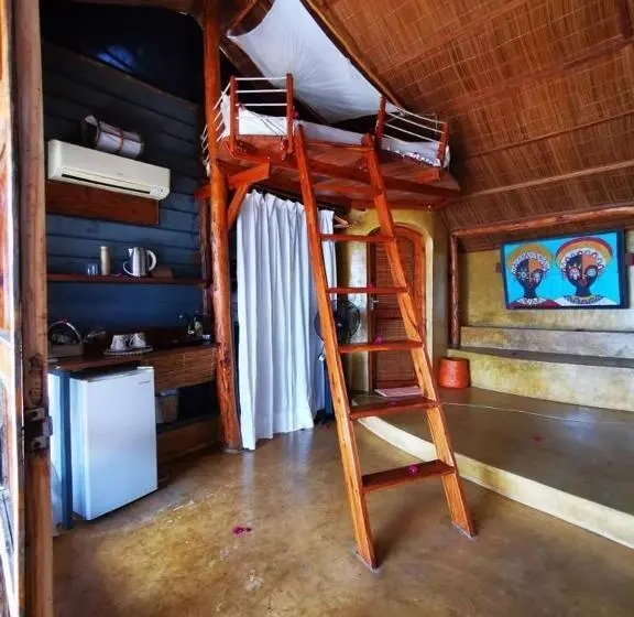 اتاق لوکس چهار تخته, Casa Na Praia Tofo  Beach Front