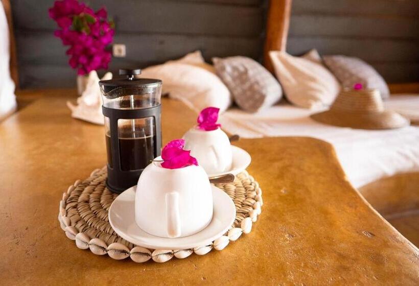 디럭스 4인 룸, Casa Na Praia Tofo Beach Front