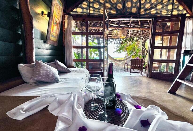 디럭스 4인 룸, Casa Na Praia Tofo  Beach Front