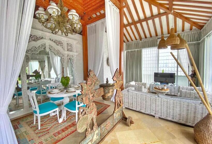 غرفة عائلية, Piramida S White Villa S Bali   Joglo