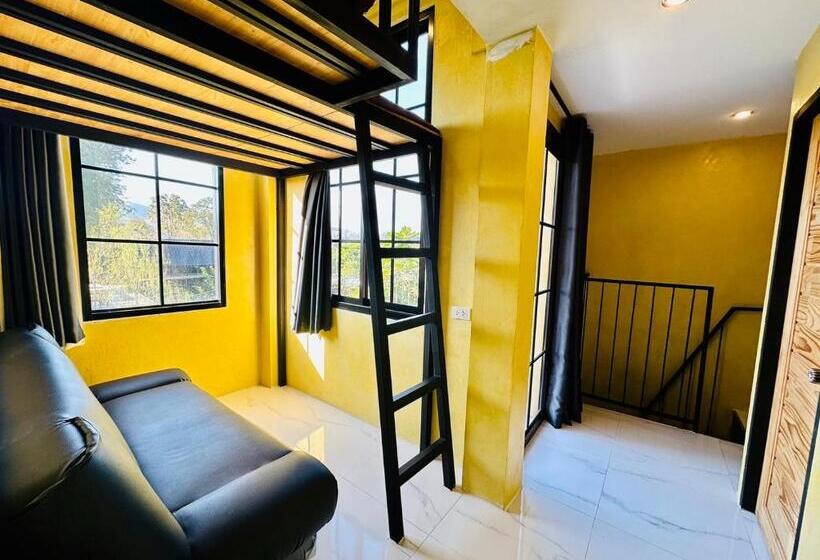 家庭房带园景, Keyman House Khao Yai