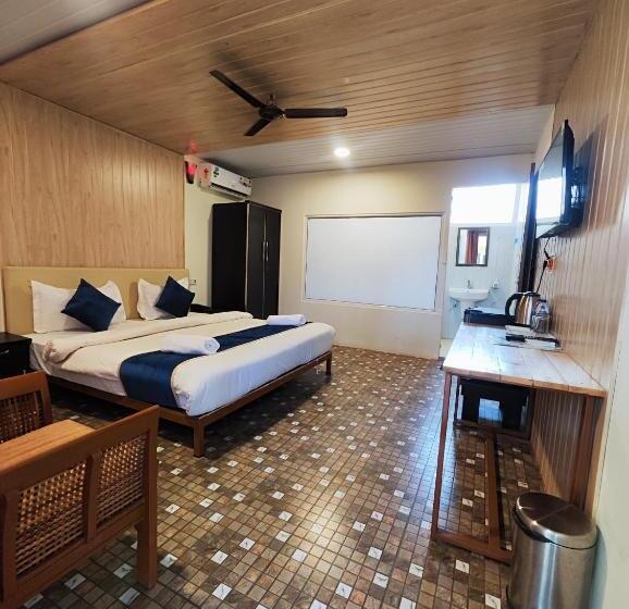 اتاق استاندارد با چشمانداز استخر, The Sunbliss Cottages