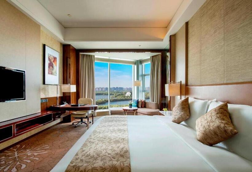 이그제큐티브 룸 킹사이즈 침대, Jw Marriott Hotel Harbin River North