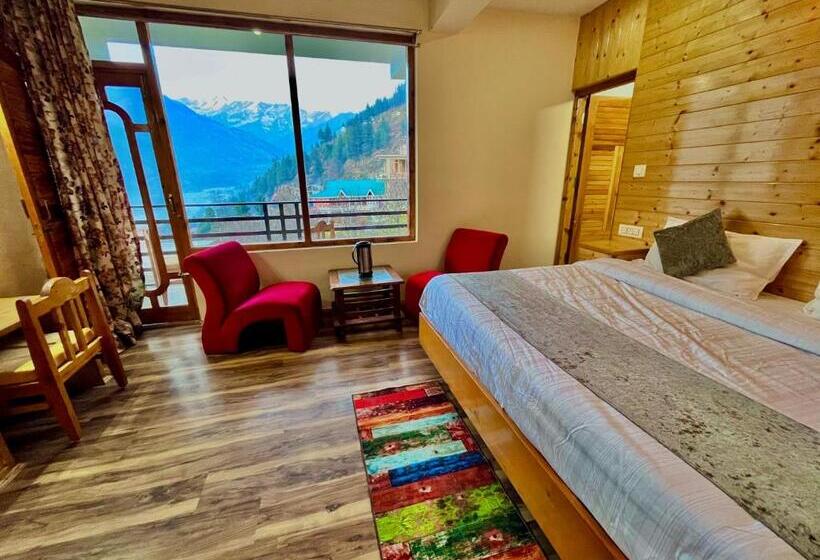 Номер Deluxe, Kartik Cottage, Manali   A Blissful View From Entire Cottage