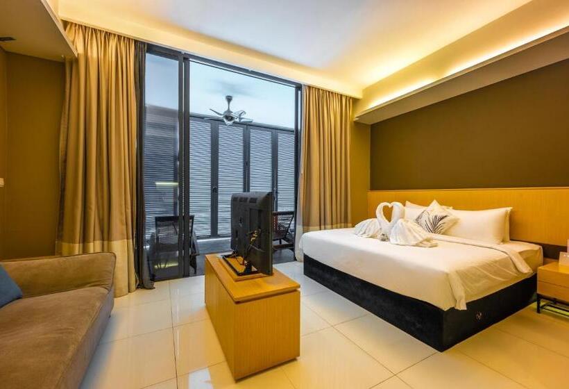 套房带泳池景, Greystone 99 Suites