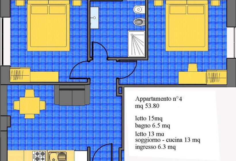 Апартаменты 2 Спальни, Casa Vacanze Maiori