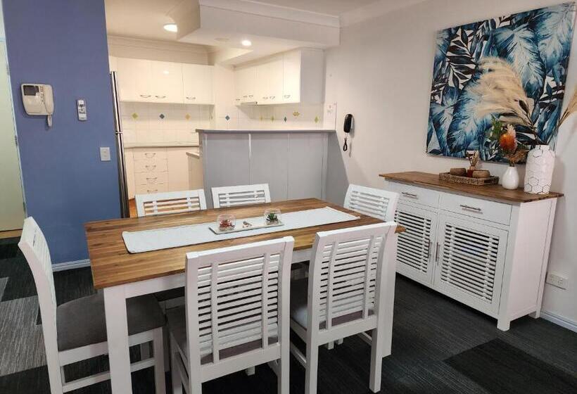 침실 2개 아파트, Fairways Golf & Beach Retreat Bribie Island