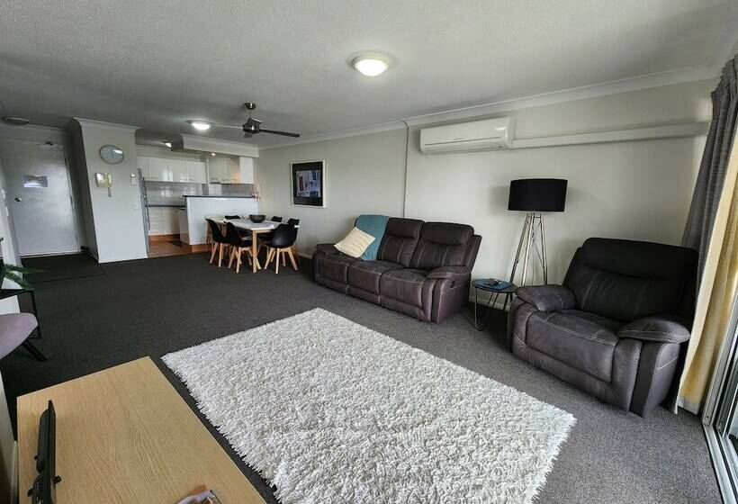 침실 2개 아파트, Fairways Golf & Beach Retreat Bribie Island