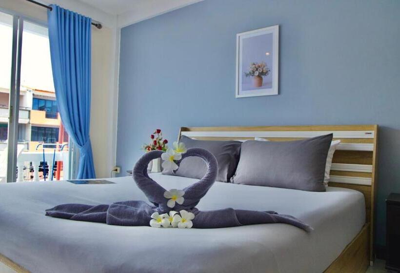 Номер Стандарт Вид на Море с Балконом, Golden Guesthouse By The Beach Cha Am