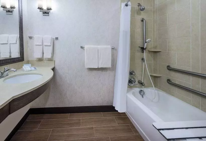 キングサイズベッドのスタンダードルーム, Hampton Inn & Suites Huntsville