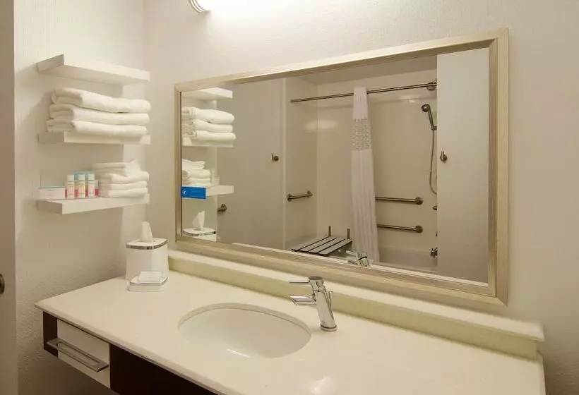 身障者適用キングサイズベッドルーム, Hampton Inn & Suites Huntsville