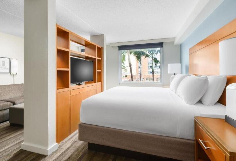 스탠다드 스튜디오 킹침대, Hyatt House Fort Lauderdale Airport/cruise Port