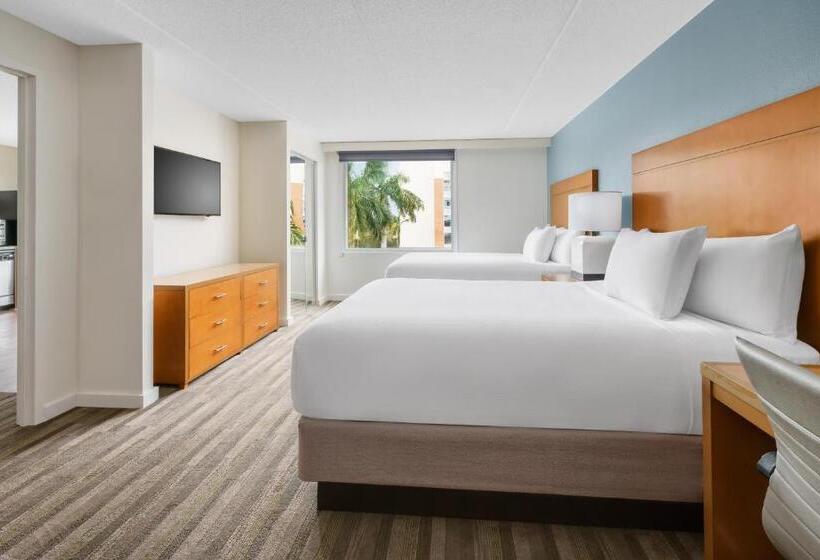 Люкс Адаптированный для Инвалидов, Hyatt House Fort Lauderdale Airport/cruise Port