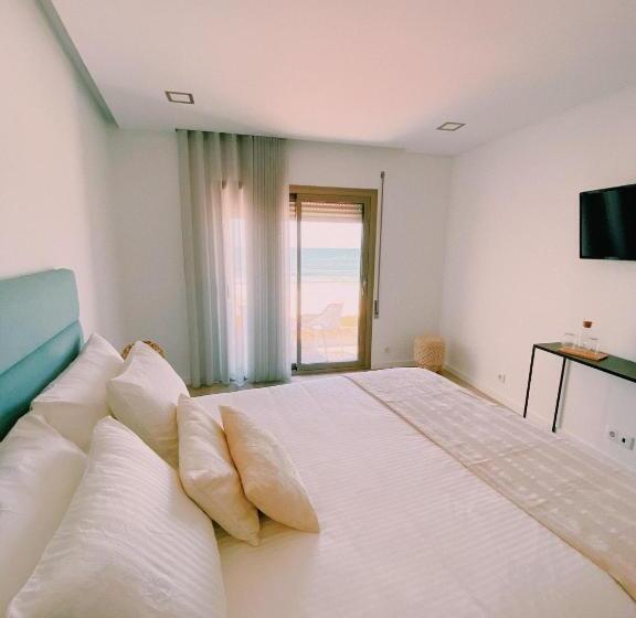 اتاق استاندارد با بالکن و چشم‌انداز دریا, Maré Viva Bed & Breakfast