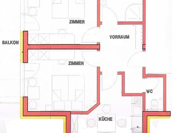 דירה בת חדר שינה 1 עם מרפסת, Pension Birkenhof