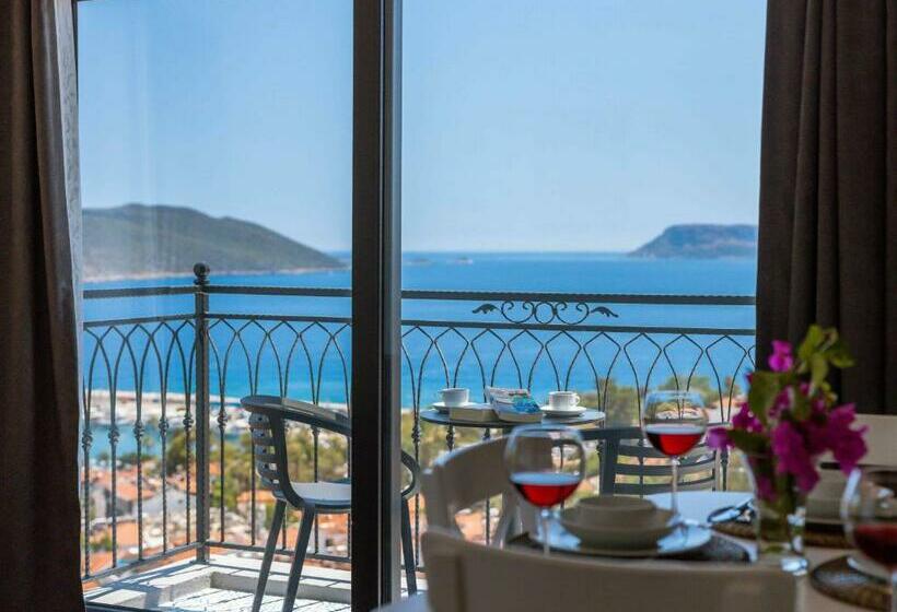 침실 1개 바다 전망 아파트, Lobelya Suites