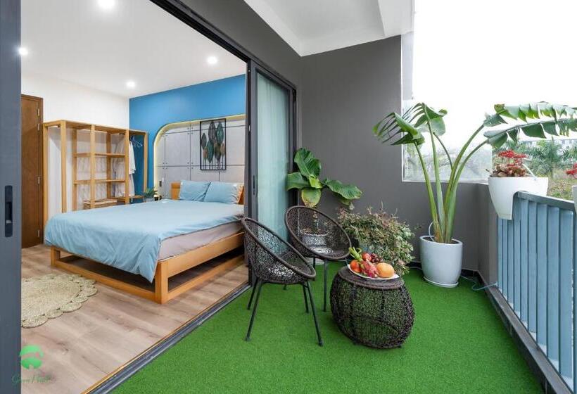 ویلای 1 خوابه با چشم‌انداز دریا, Green Pearl Villa Ha Long