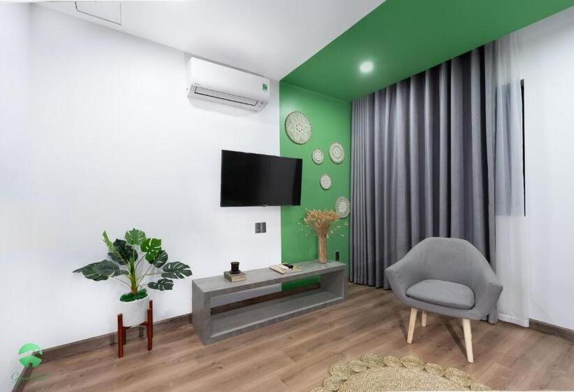 ویلای 1 خوابه با چشم‌انداز دریا, Green Pearl Villa Ha Long