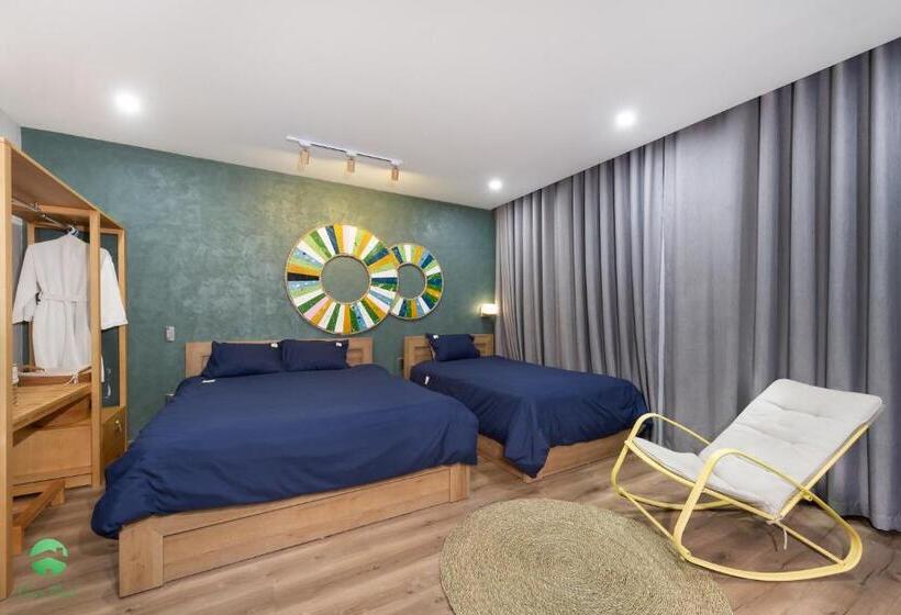 ویلای 1 خوابه با چشم‌انداز دریا, Green Pearl Villa Ha Long