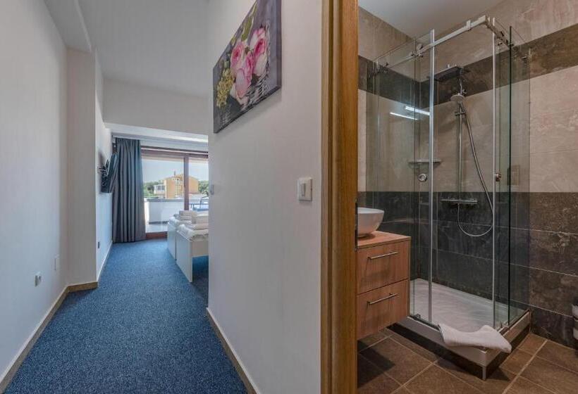 舒适房间带泳池景, Aparthotel Plat