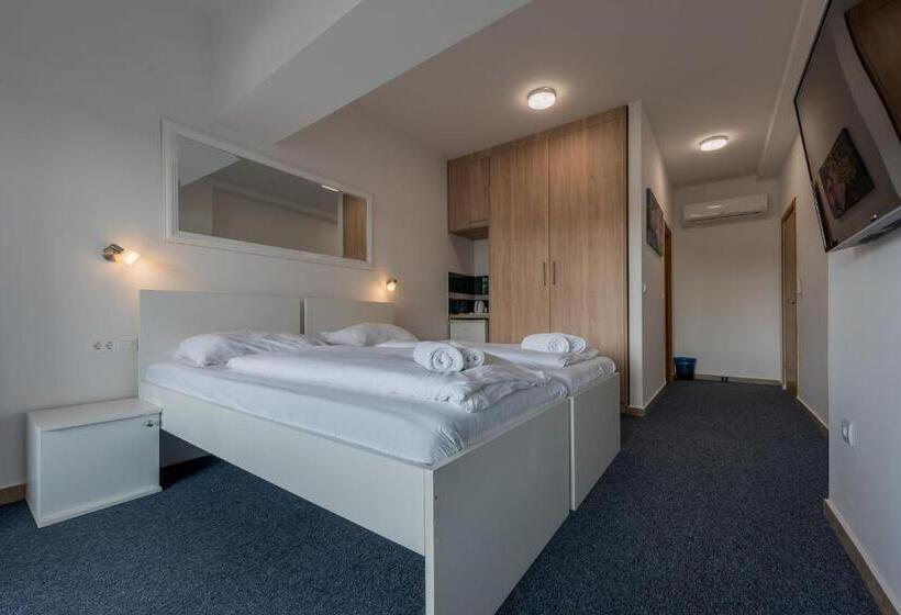 舒适房间带泳池景, Aparthotel Plat