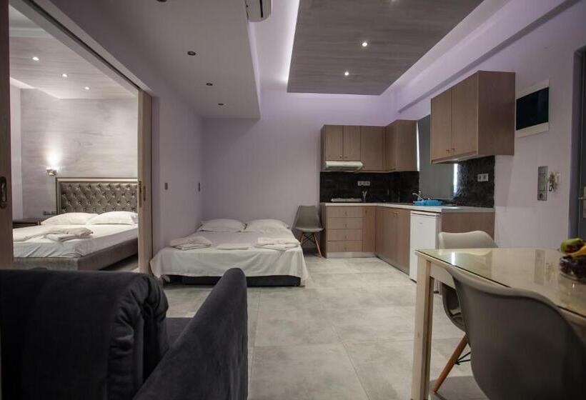 Апартаменты Deluxe 1 Спальня Боковой Вид на Море, Gold Apartments