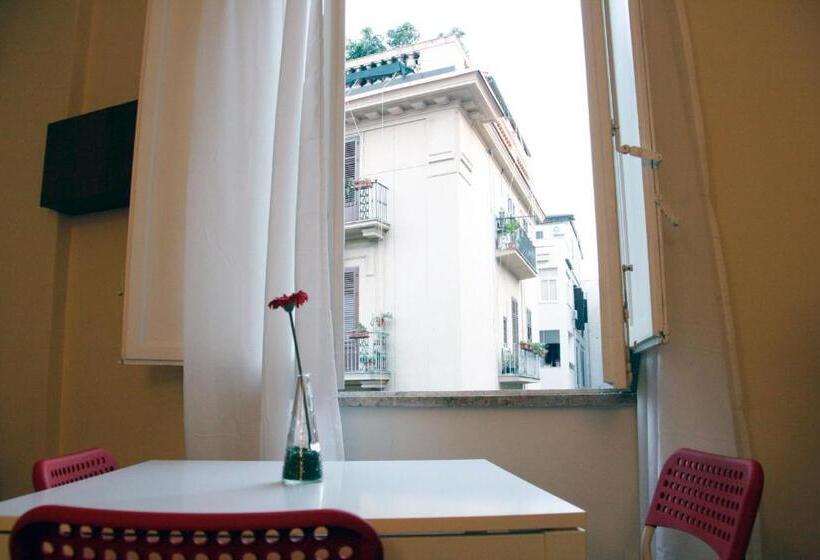 带共用浴室的标准房间, Castelnuovo Rooms Palermo #politeama