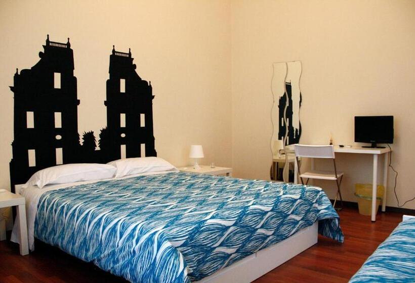 带共用浴室的标准房间, Castelnuovo Rooms Palermo #politeama