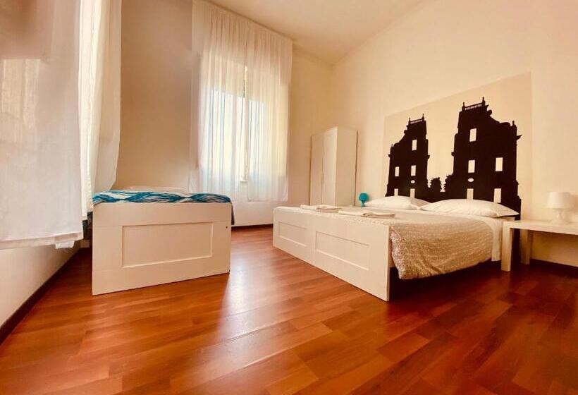 标准四人间共用浴室, Castelnuovo Rooms Palermo #politeama